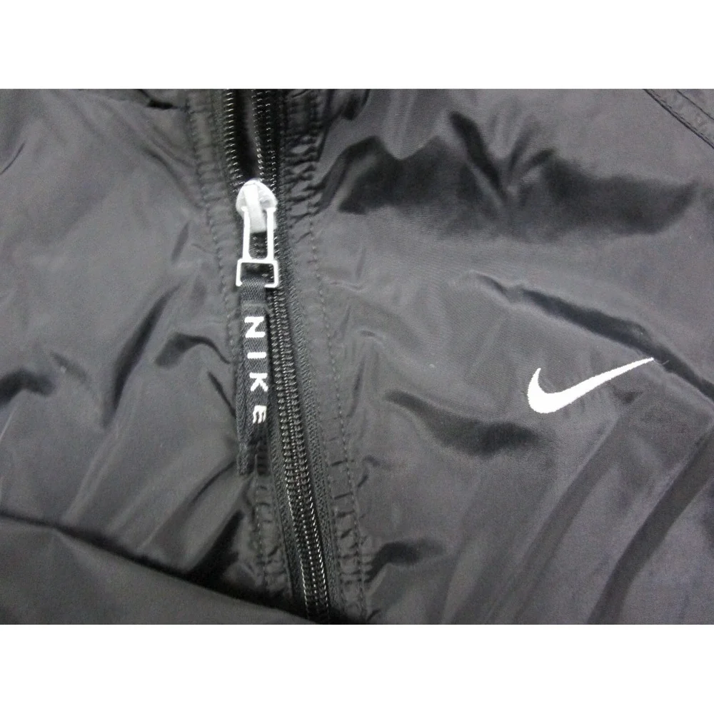 Vintage 90s‎ Nike Tennis Camps Black Windbreaker Jacket (S) Youth Size EUC